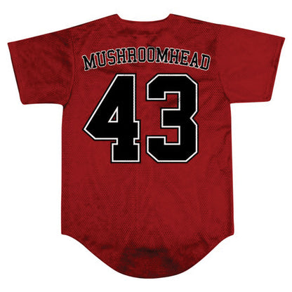 X-Face/43 Red Baseball Jersey