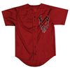 X-Face/43 Red Baseball Jersey