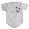 X-Face/43 Grey Baseball Jersey