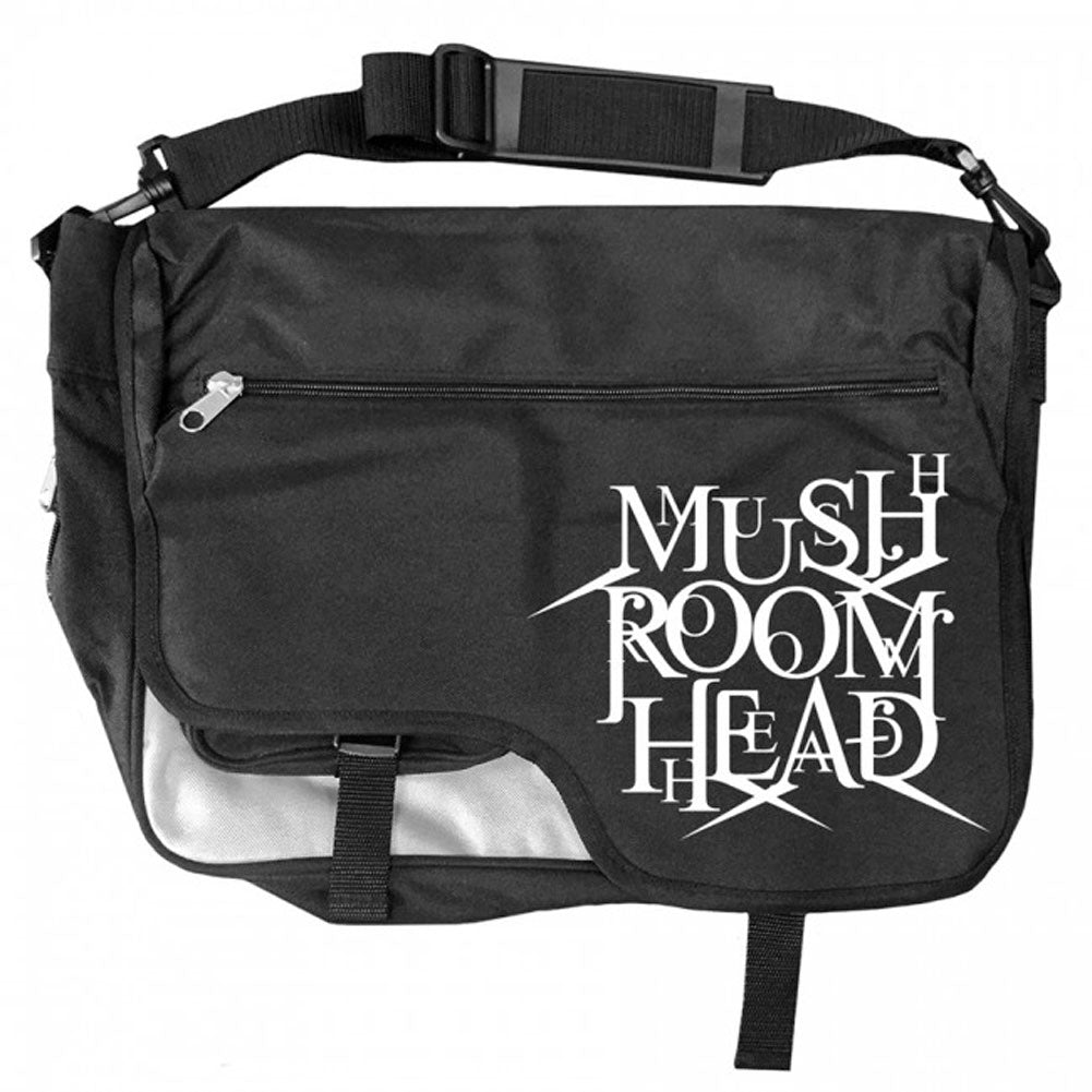 Mushroomhead Mushroomhead Stacked Logo White Print Messenger Bag