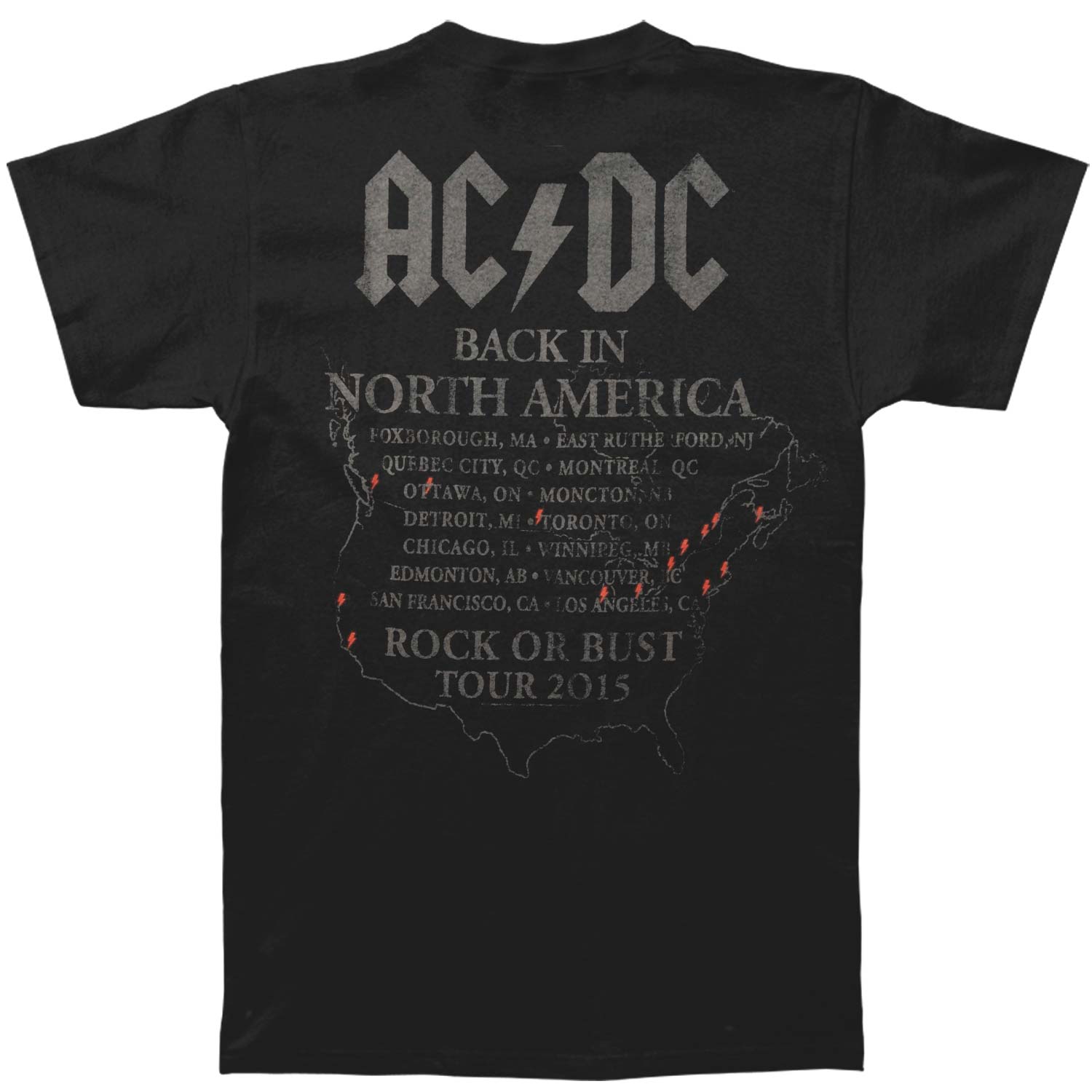 AC/DC Back In Black 2016 Tour T-shirt