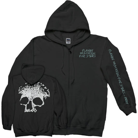 Planes Mistaken For Stars Prey Zippered Hooded Sweatshirt
