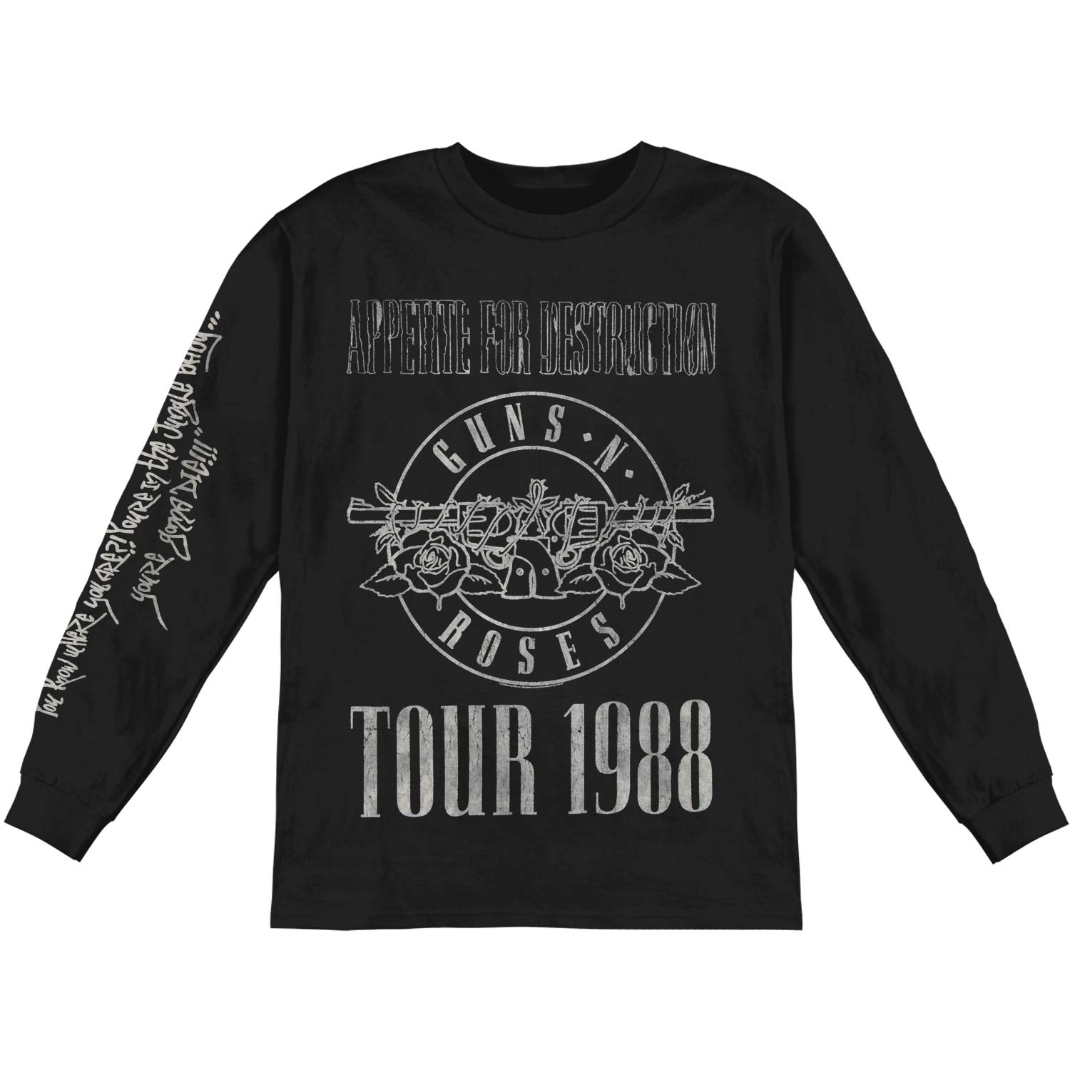 Guns N Roses Jungle 1988 Long Sleeve