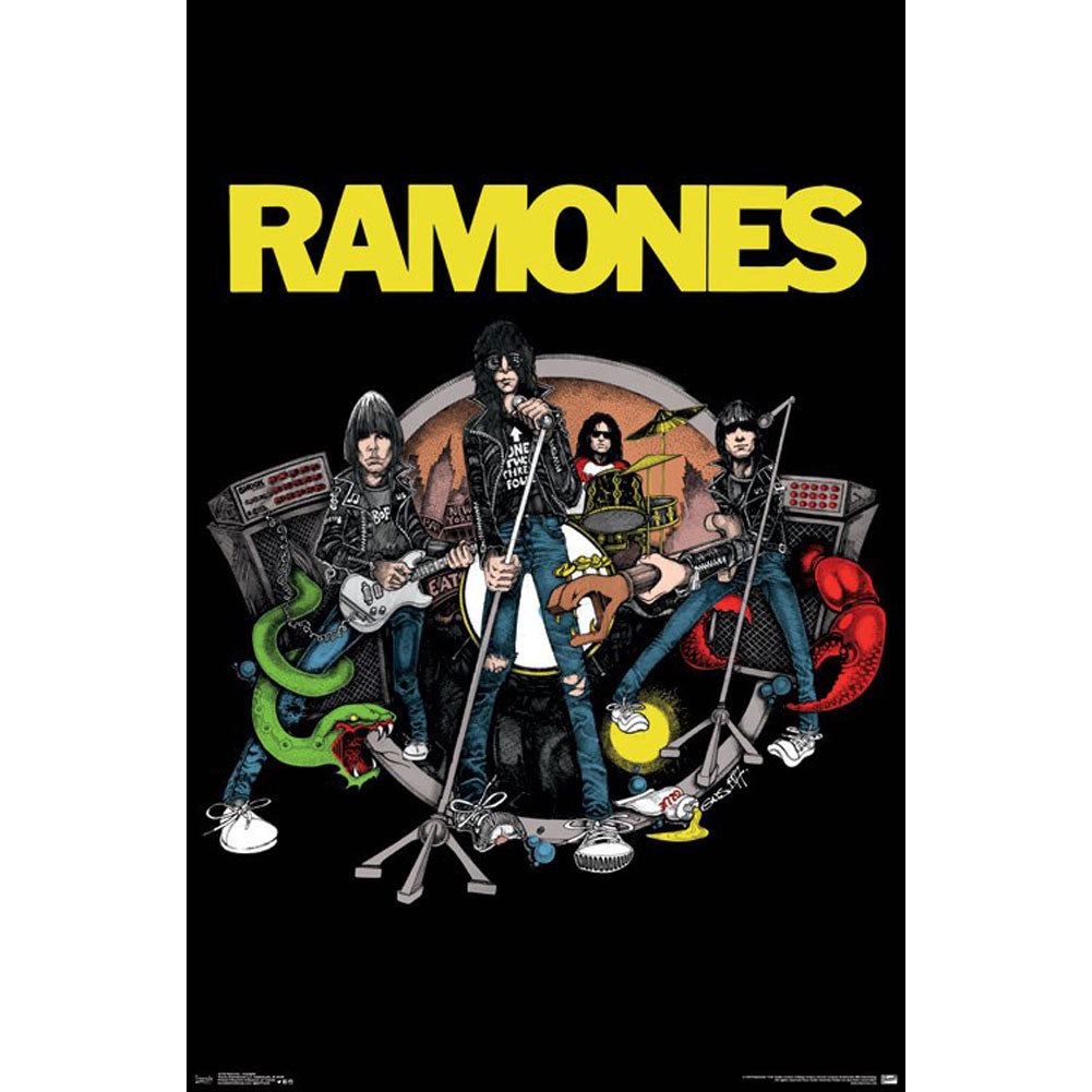 Ramones Animated Domestic Poster