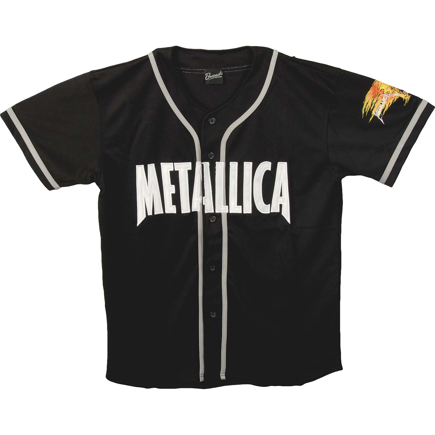 Metallica 81 Authentic Baseball Jersey 375231 | Rockabilia Merch Store
