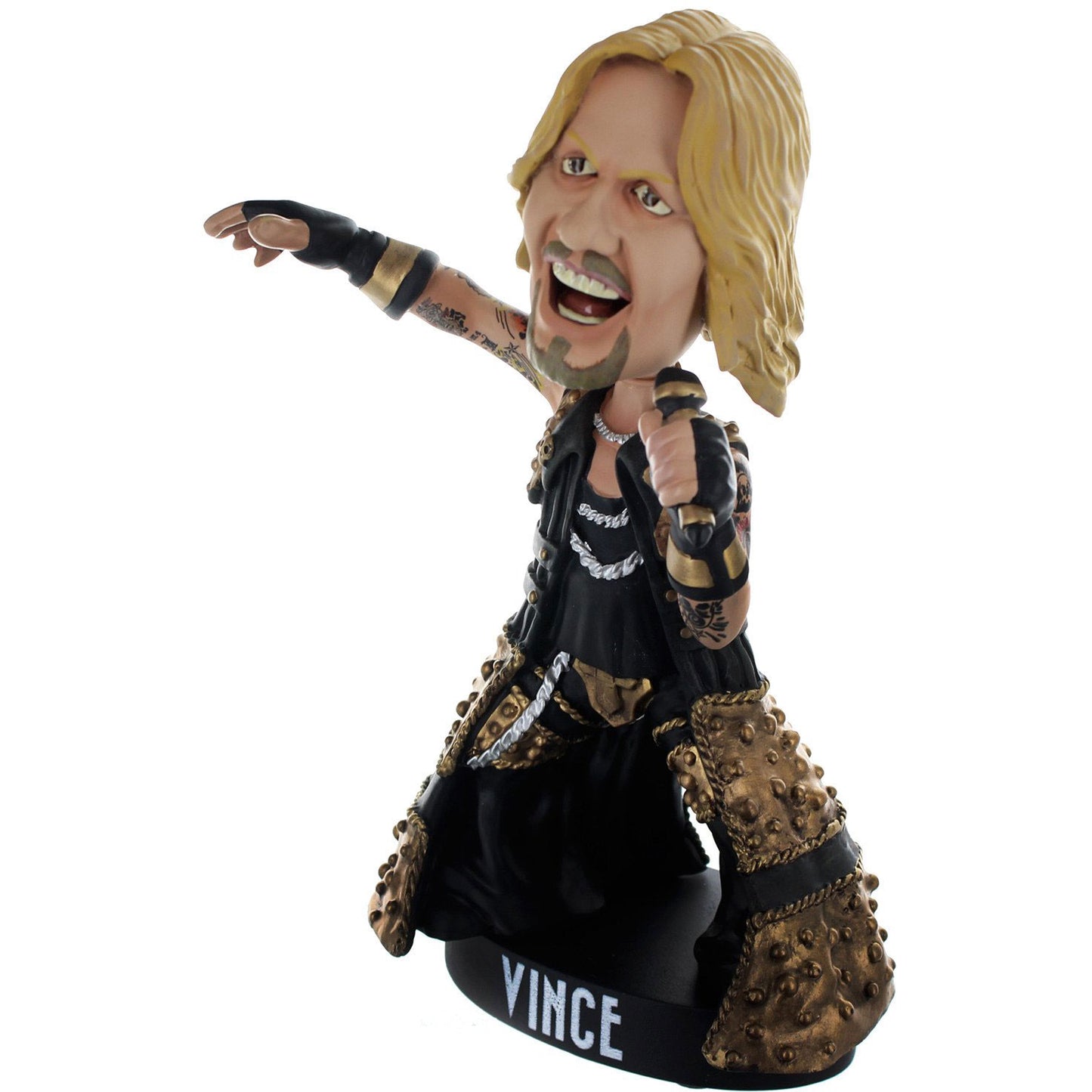 Locoape Vince Neil Resin Bobble Head Statue Head Knocker