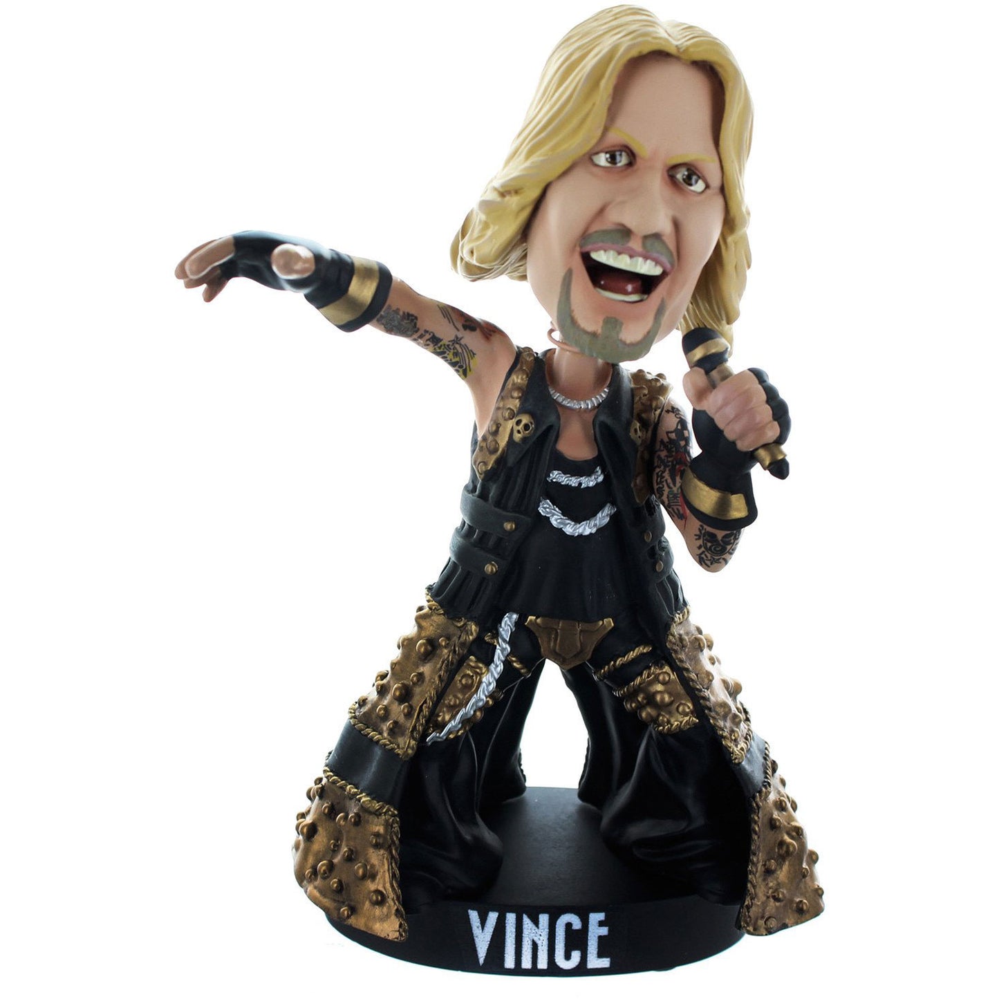 Locoape Vince Neil Resin Bobble Head Statue Head Knocker