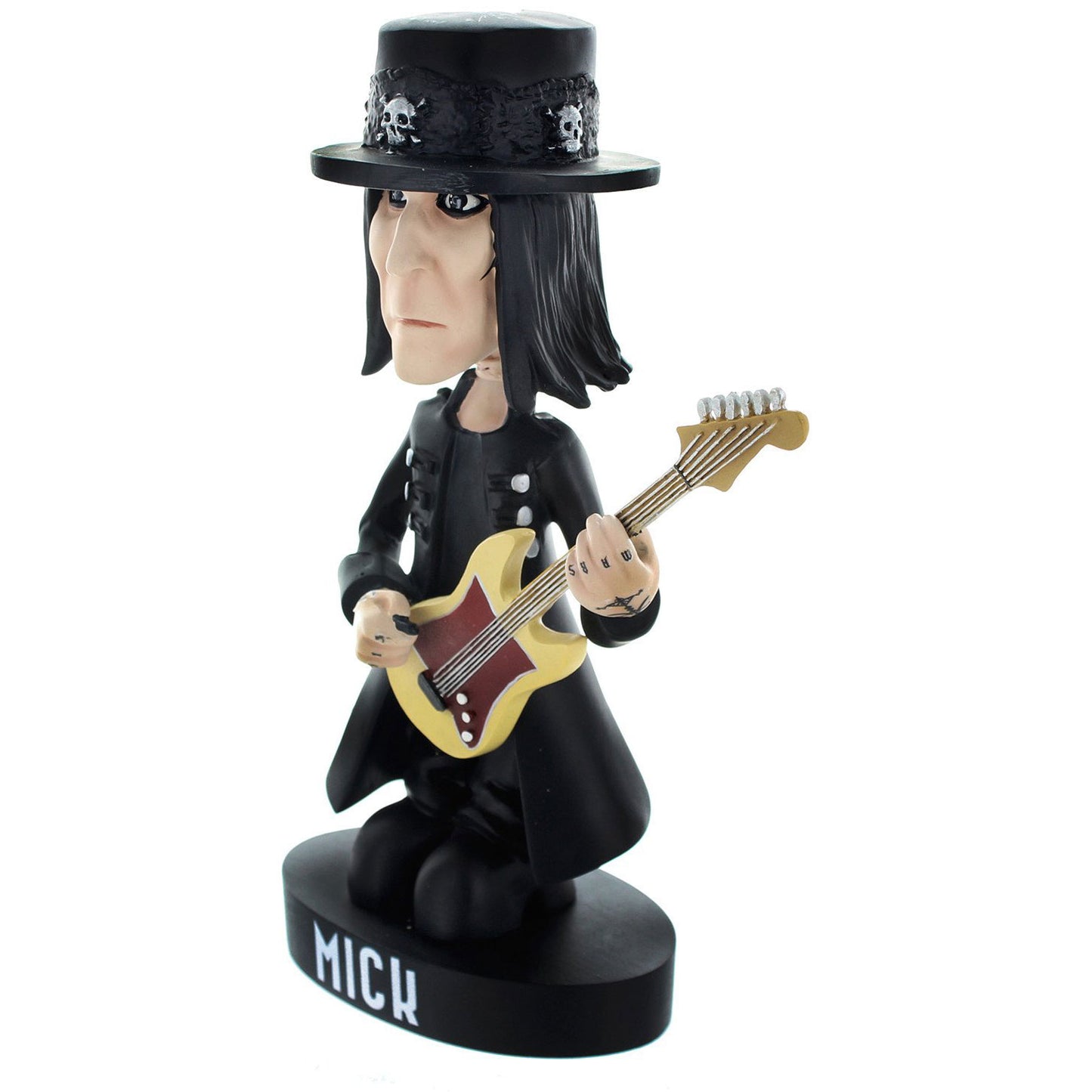 Locoape Mick Mars Resin Bobble Head Statue Head Knocker