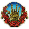 Hand & Roses Sticker