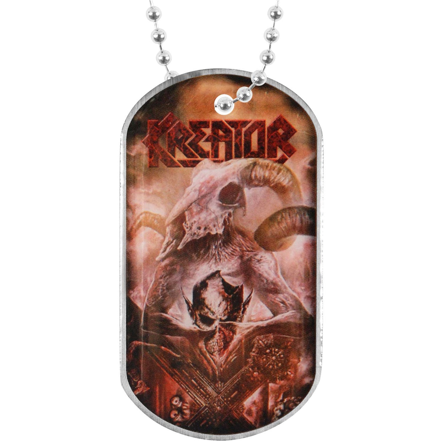 Kreator Gods Of Violence Dog Tag Necklace