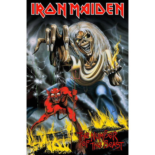 Iron Maiden Number Of The Beast Poster Flag