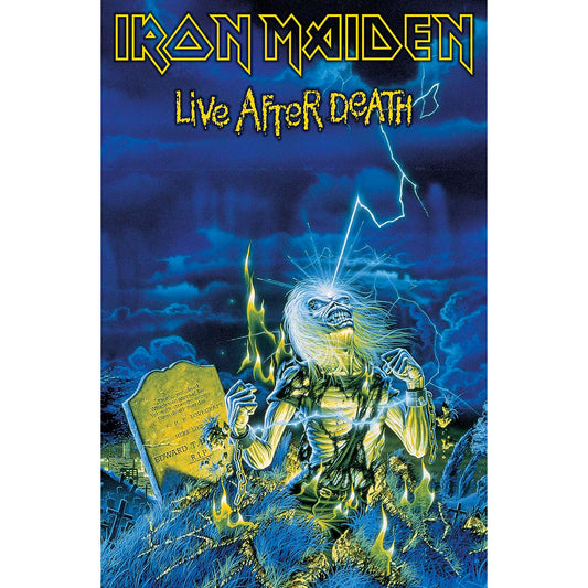 Iron Maiden Live After Death Poster Flag
