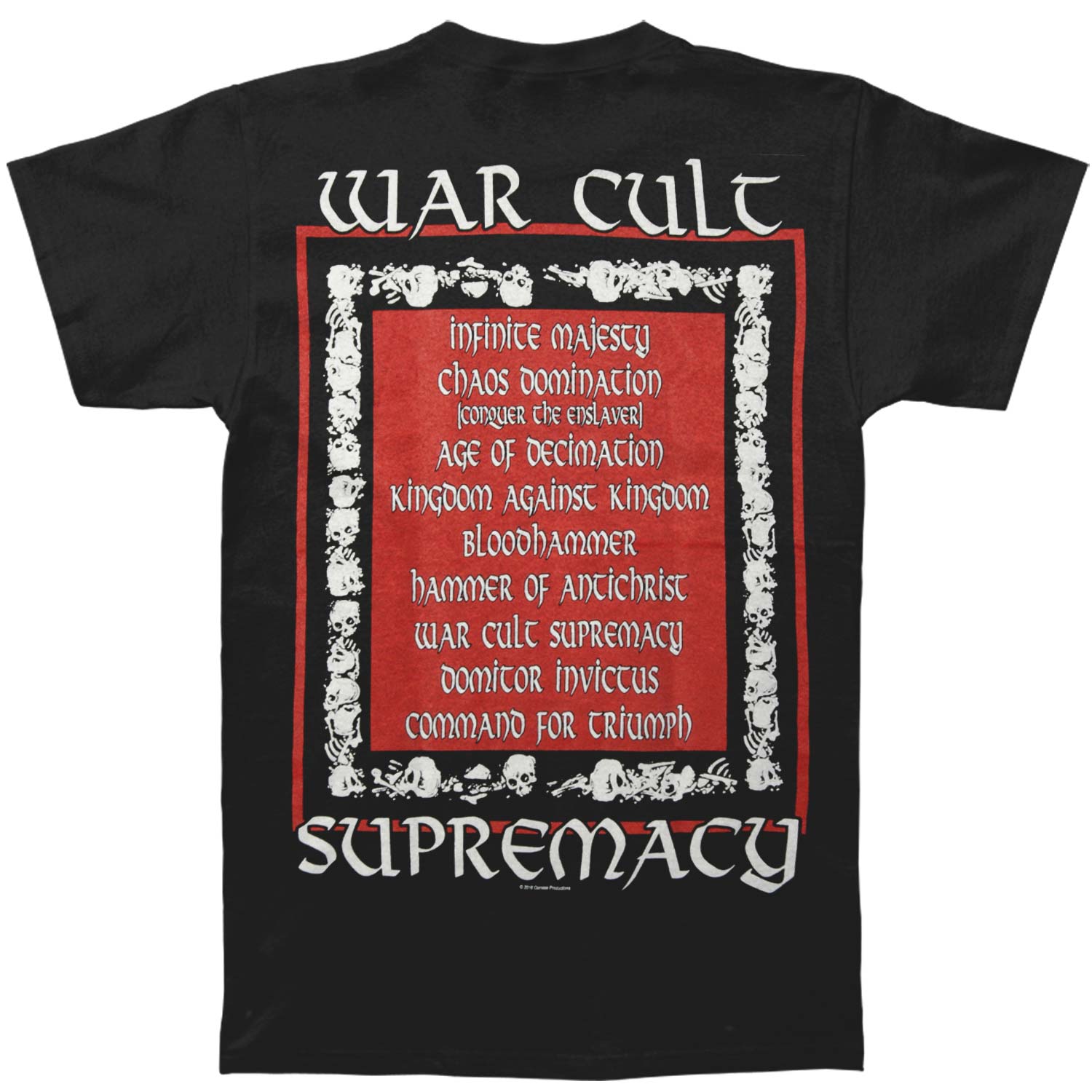 Conqueror War Cult Supremacy T-shirt