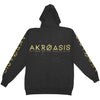 Akroasis Zippered Hooded Sweatshirt