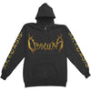 Akroasis Zippered Hooded Sweatshirt