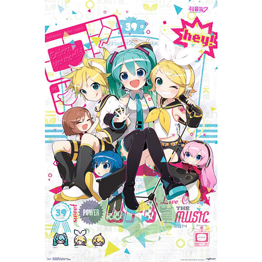 Hatsune Miku Hey Domestic Poster