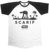 Rogue One AT-at Silhouette Raglan Short Sleeve