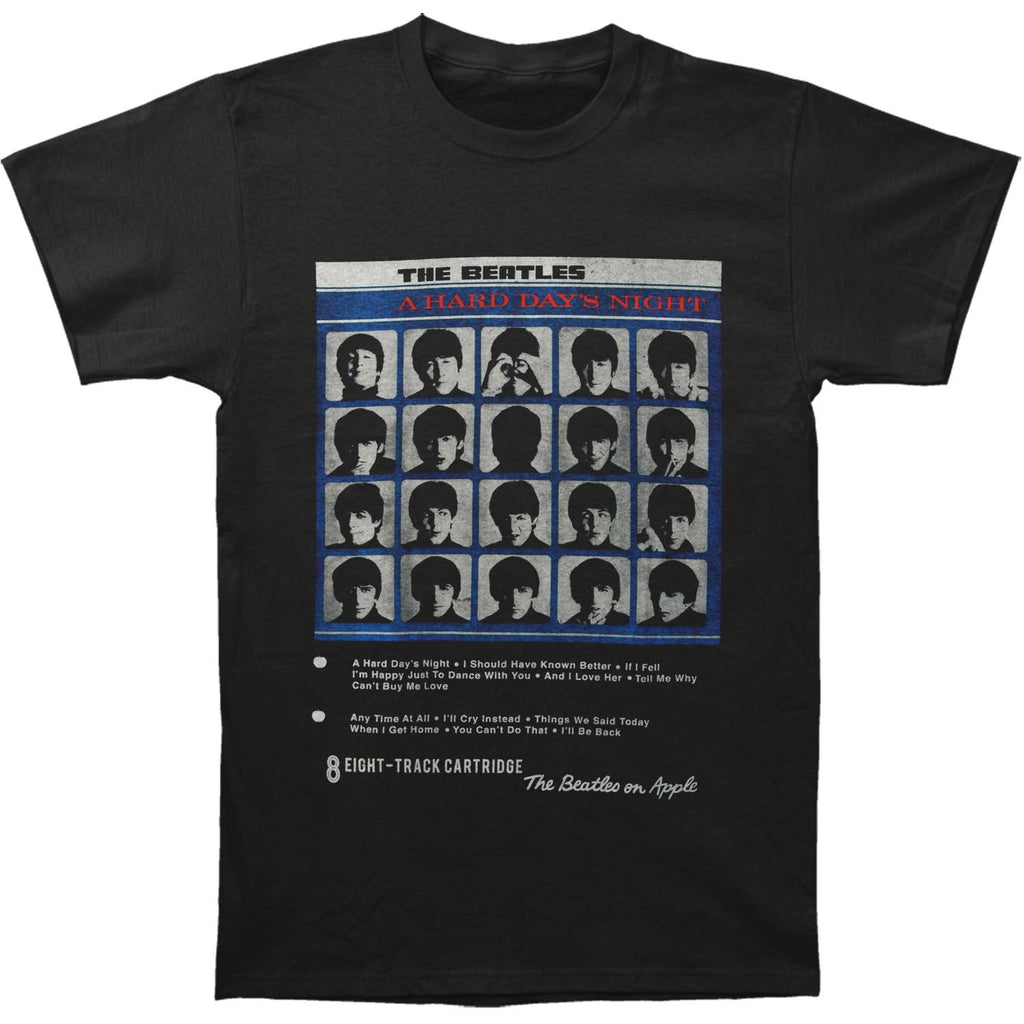 Beatles Hard Day's Night 8 Track Slim Fit T-shirt