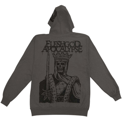 Fleshgod Apocalypse Emblem Dead King Zippered Hooded Sweatshirt