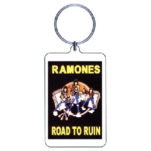 Ramones Road To Ruin Plastic Key Chain