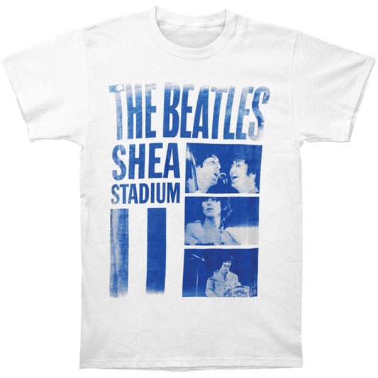 Beatles Shea Stadium White Tee T-shirt