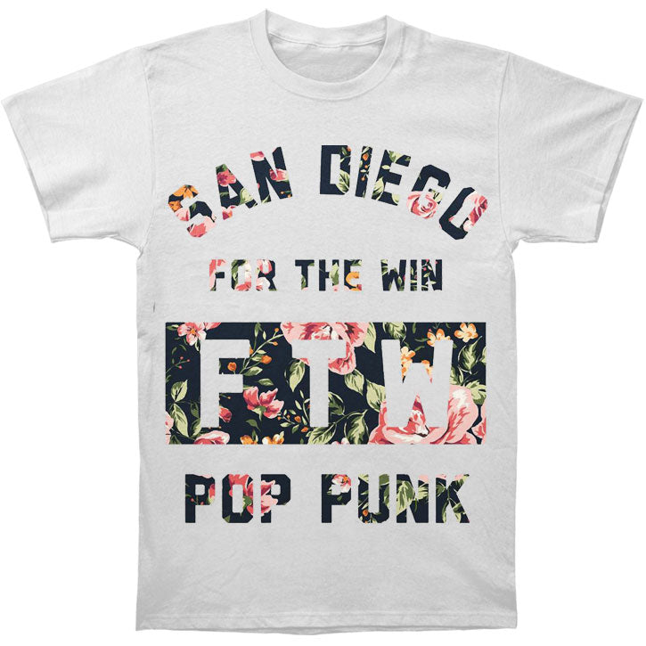 For The Win Floral San Diego T-shirt