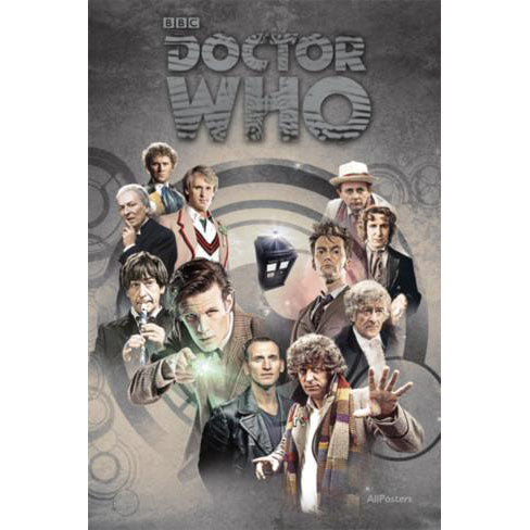 Doctor Who Doctors Through Time Domestic Poster
