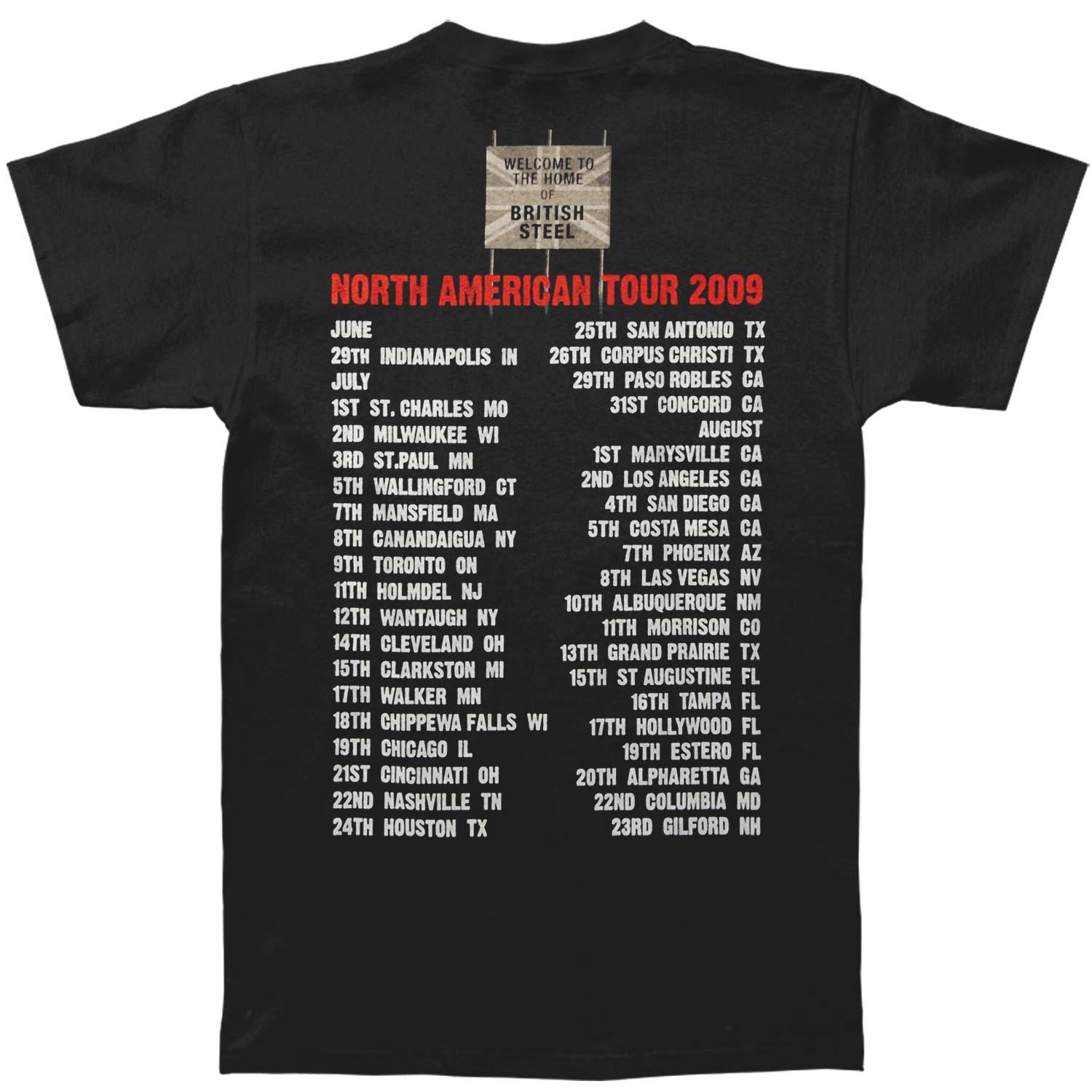 Judas Priest British Steel T-shirt