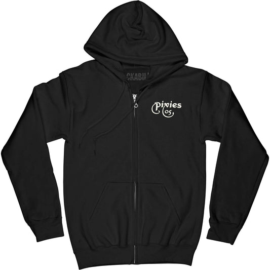 Pixies Tour Zipper Hoodie Zippered Hooded Sweatshirt