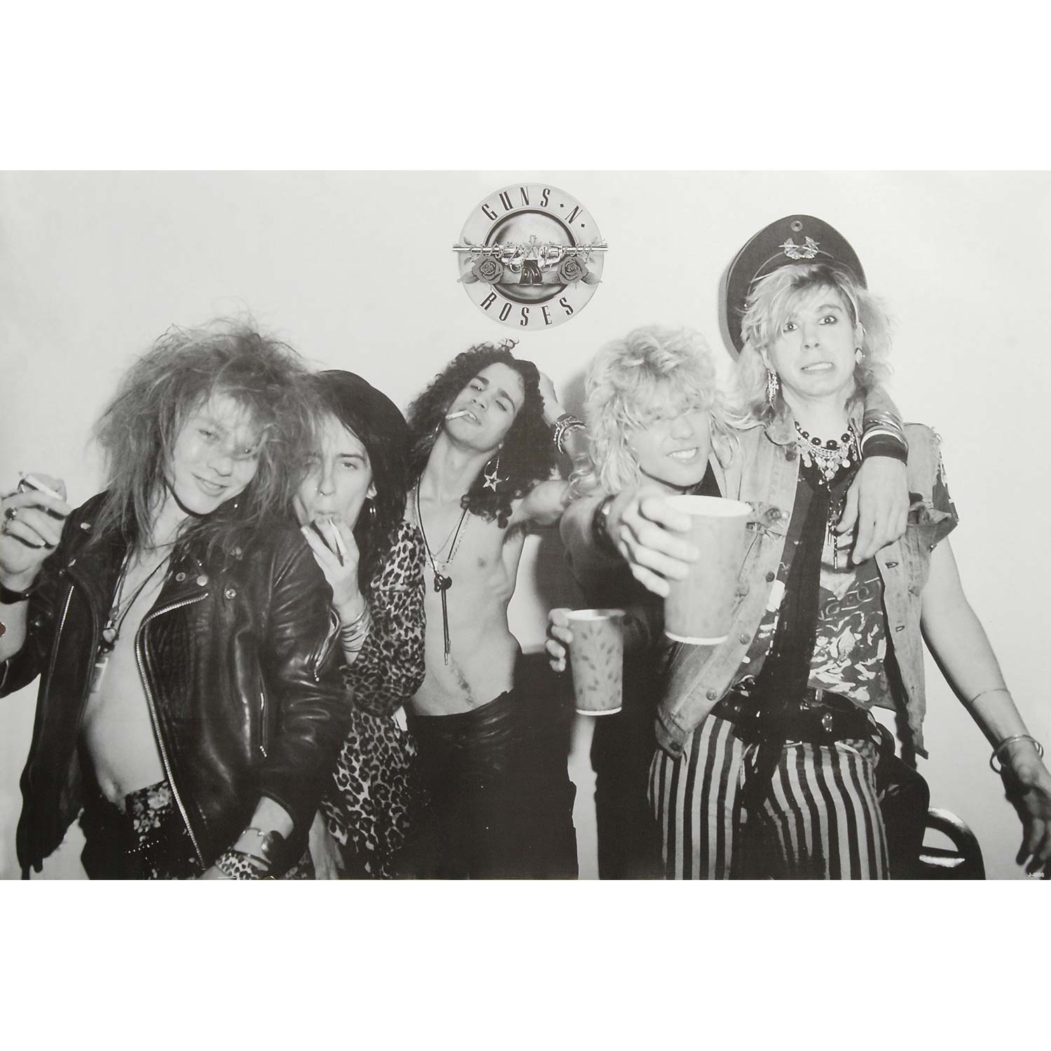 Guns N Roses Drinking & Smoking Import Poster