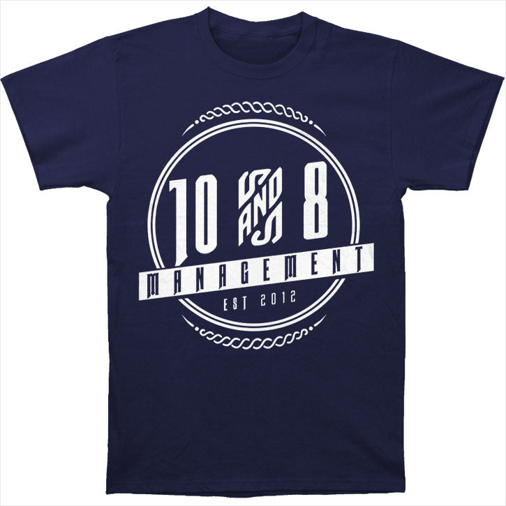 10 And 8 Management Logo T-shirt