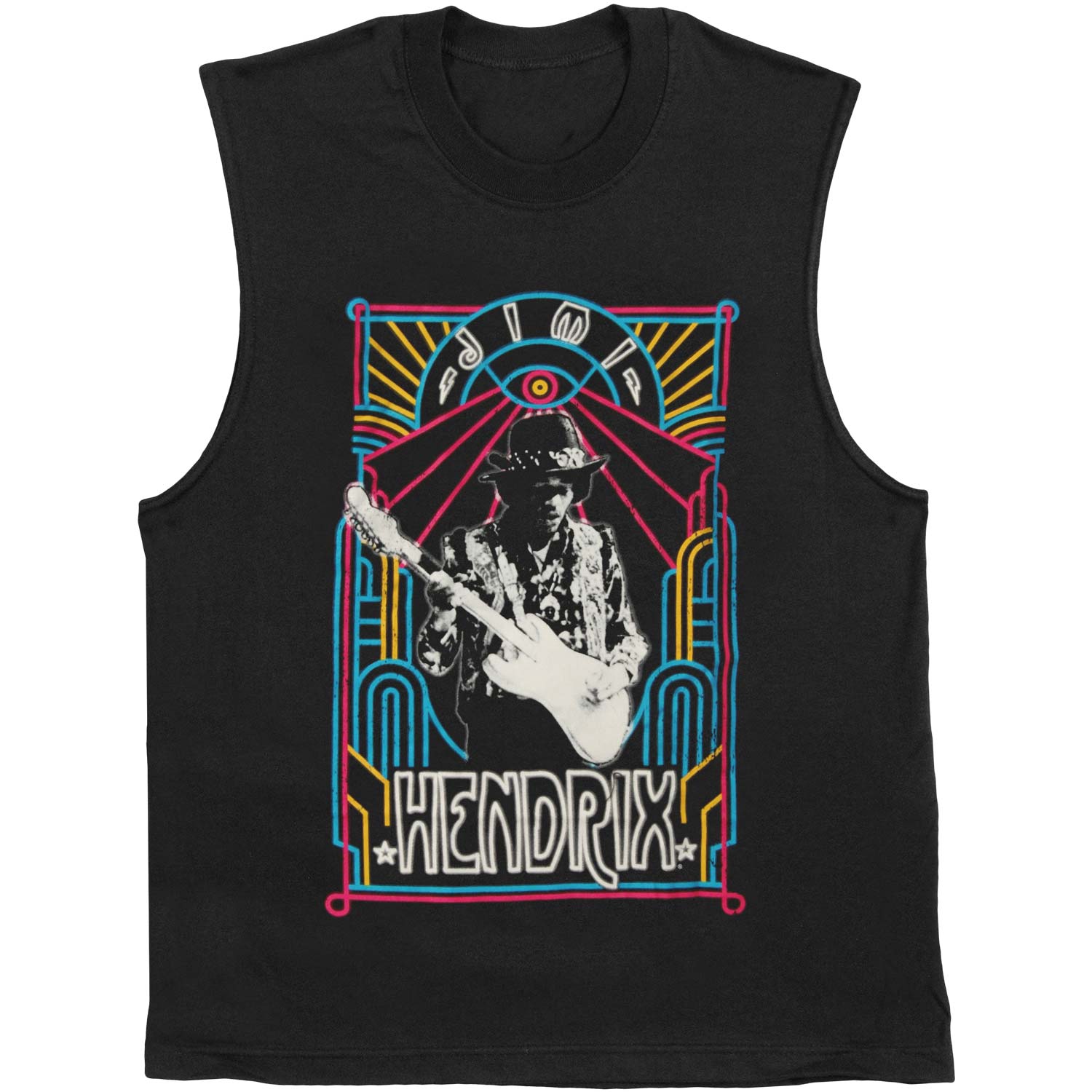 Hendrix Electric Jrs Muscle Tank Womens Tank