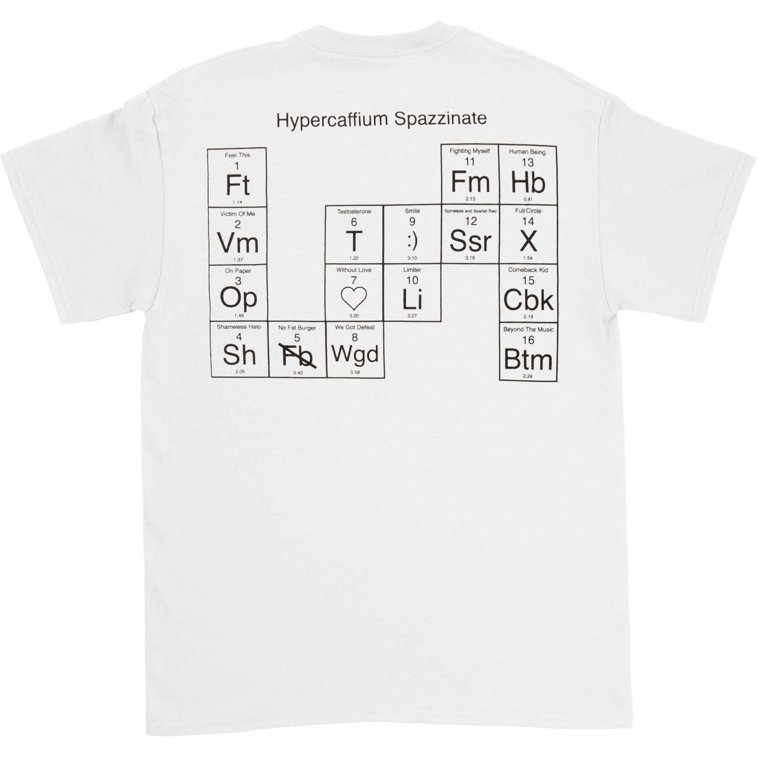 Descendents Hypercafium White Tee T-shirt