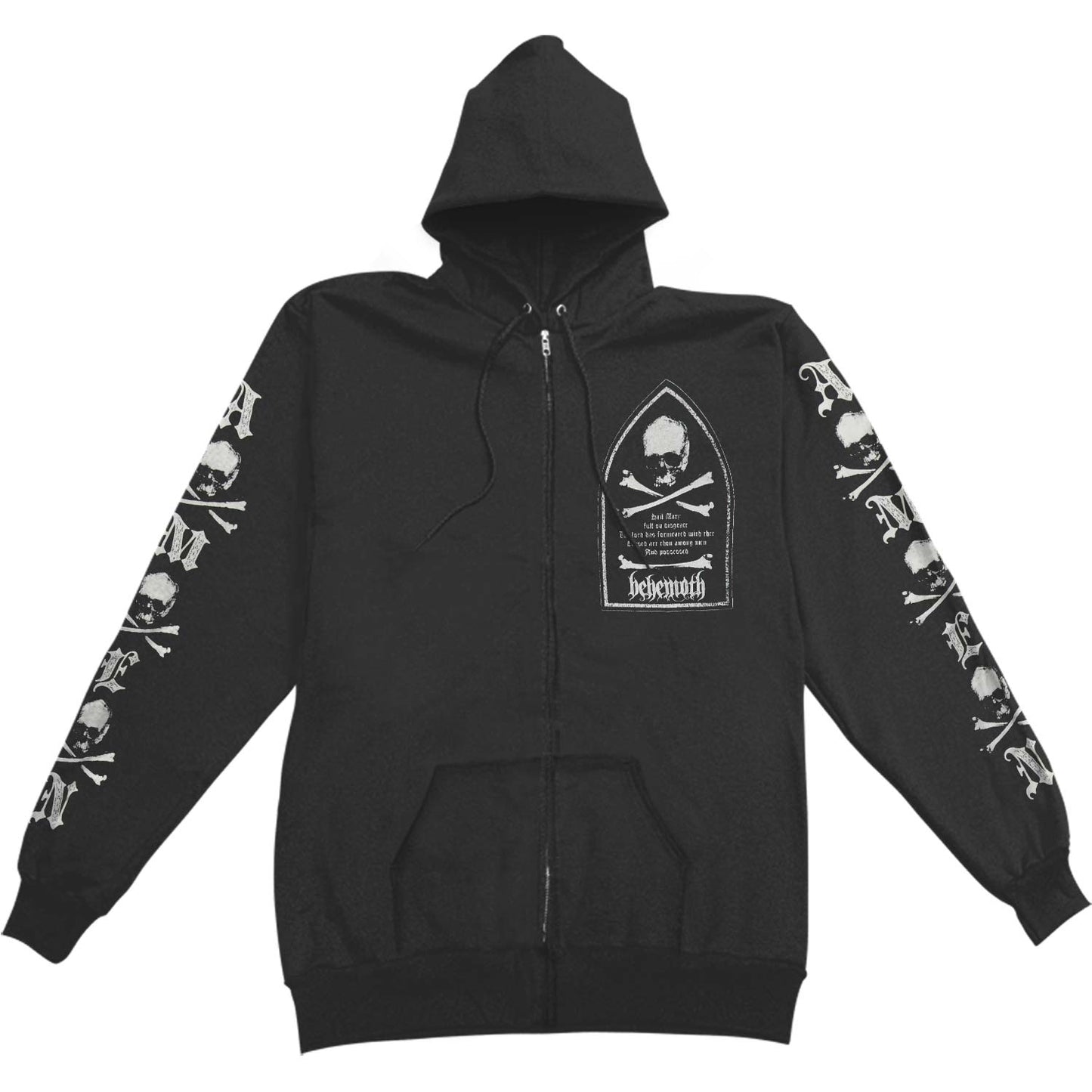 Amen Zip Hood Zippered Hooded Sweatshirt