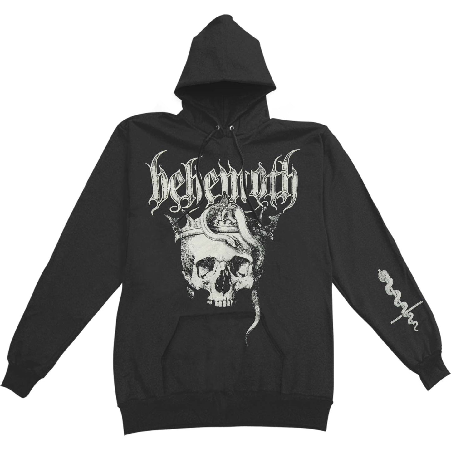 Behemoth Skull Pullover Hooded Sweatshirt