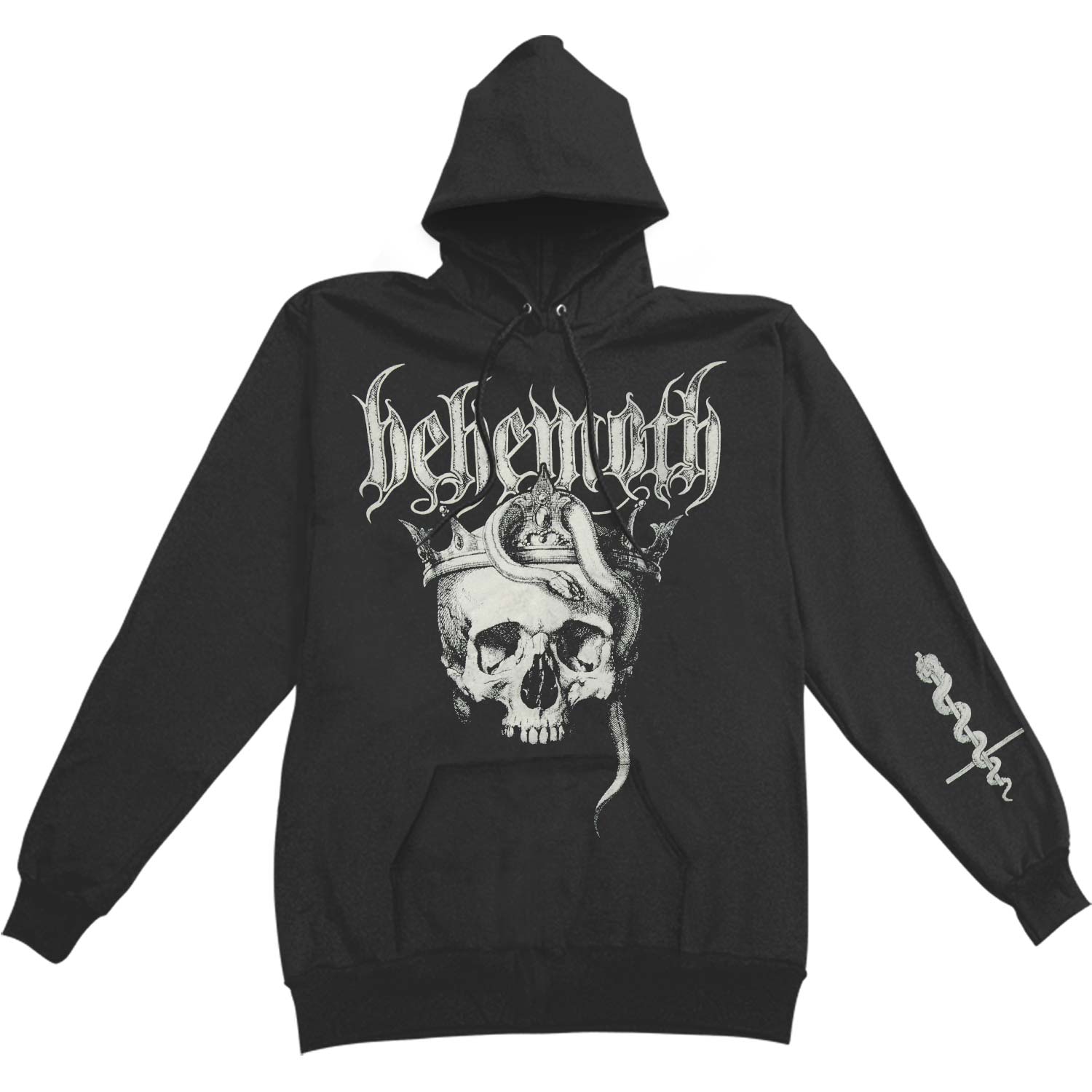 Behemoth Skull Pullover Hooded Sweatshirt