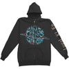 Saturn Ship Zippered Hooded Sweatshirt