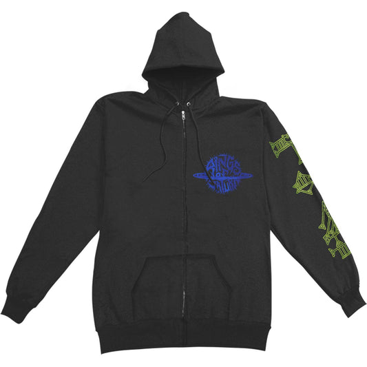Rings Of Saturn Lugal Ki En Zippered Hooded Sweatshirt