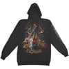 Shaman Drum Zippered Hooded Sweatshirt