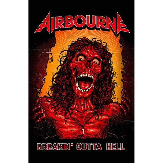 Breakin' Outta Hell Poster Flag