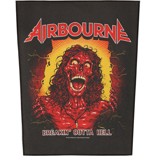 Airbourne Breakin' Outta Hell Back Patch