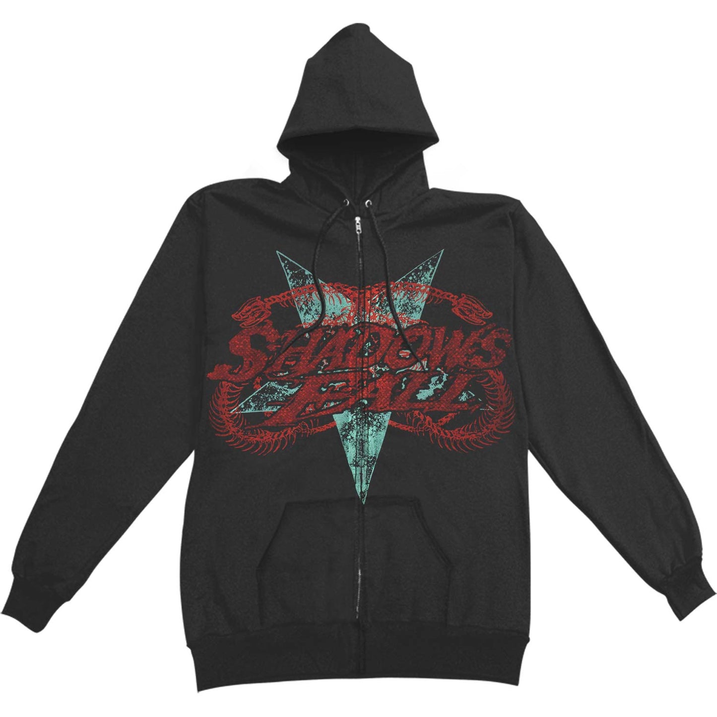 Mechankill Zippered Hooded Sweatshirt