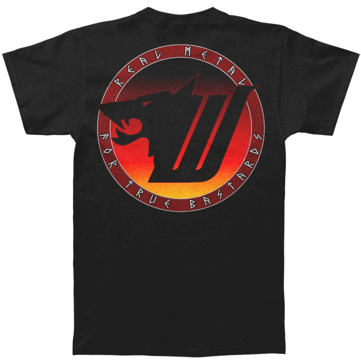 Wolf Real Metal For Bastards T-shirt