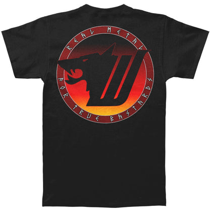 Wolf Real Metal For Bastards T-shirt
