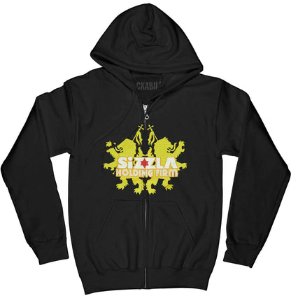 Holding Firm Zippered Hooded Sweatshirt