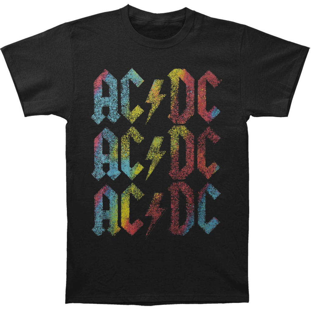 AC/DC Colorful Slim Fit T-shirt 379106 | Rockabilia Merch Store