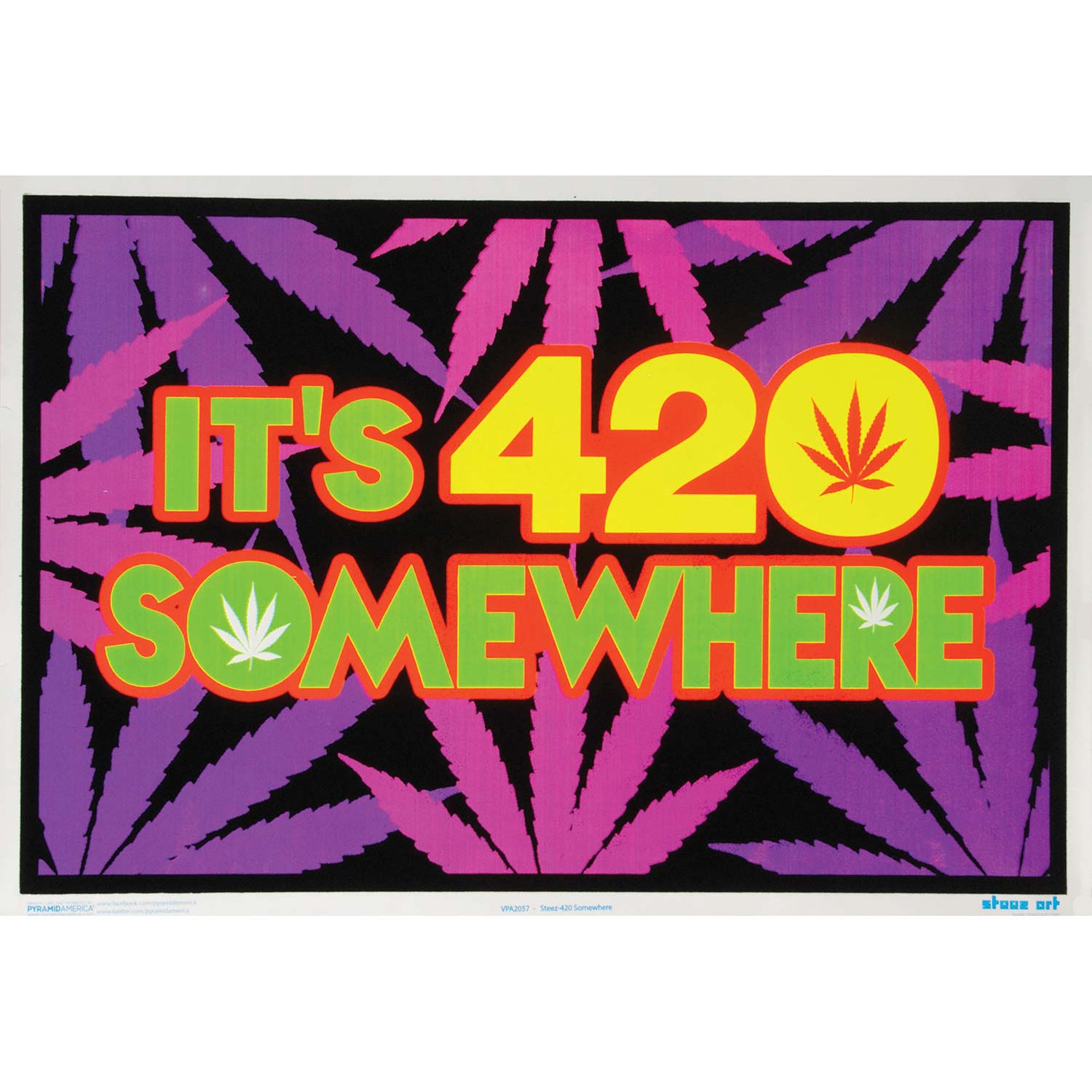 Novelty It's 4:20 Blacklight