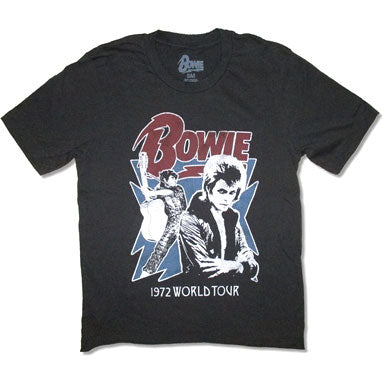 David Bowie World Tour 1972 T-shirt
