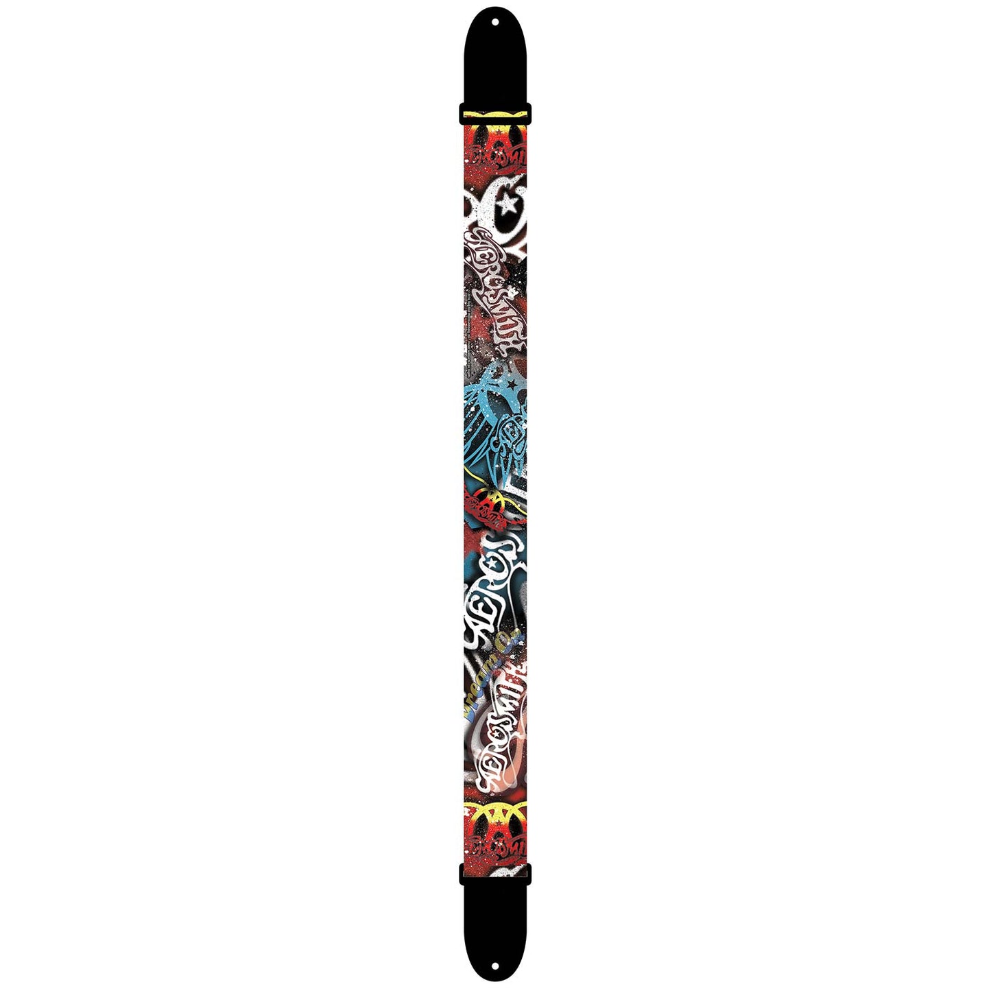 Aerosmith Logos Guitar Strap
