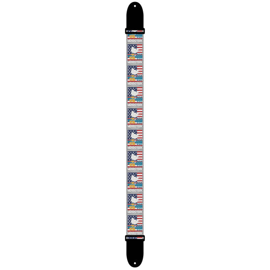 Woodstock American Flag Guitar Strap